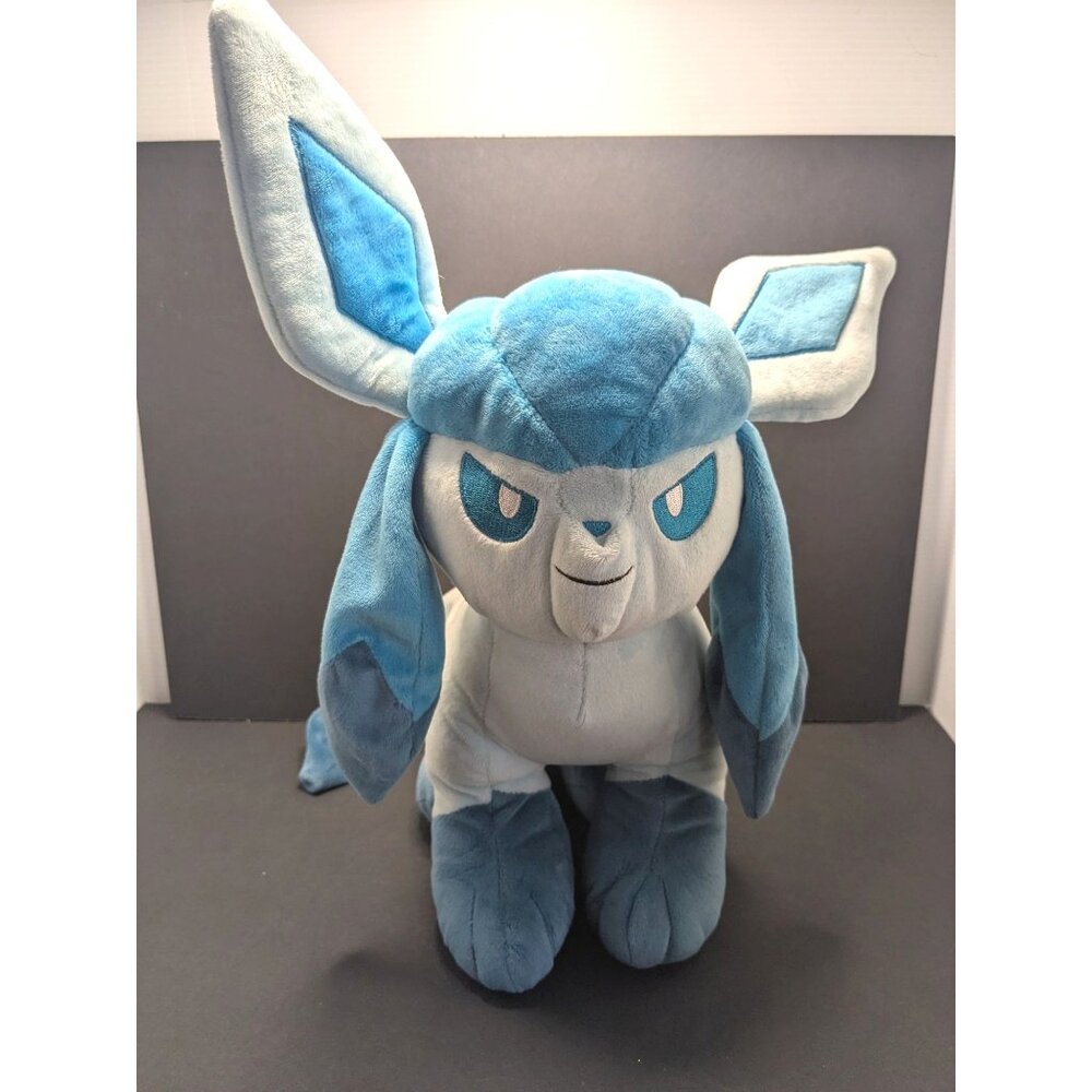 Build A Bear 2021 Pokémon Glaceon Eevee Evolution Plush 17" Stuffed Animal Colle